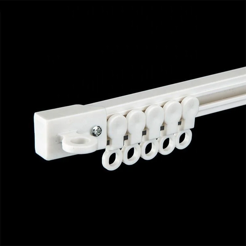 European Ultra-thin Flexible Curtain Rail Hotel Ceiling Mount Boat Campervan Caravan Home Micro Mini Cubicle Curtain Tracks