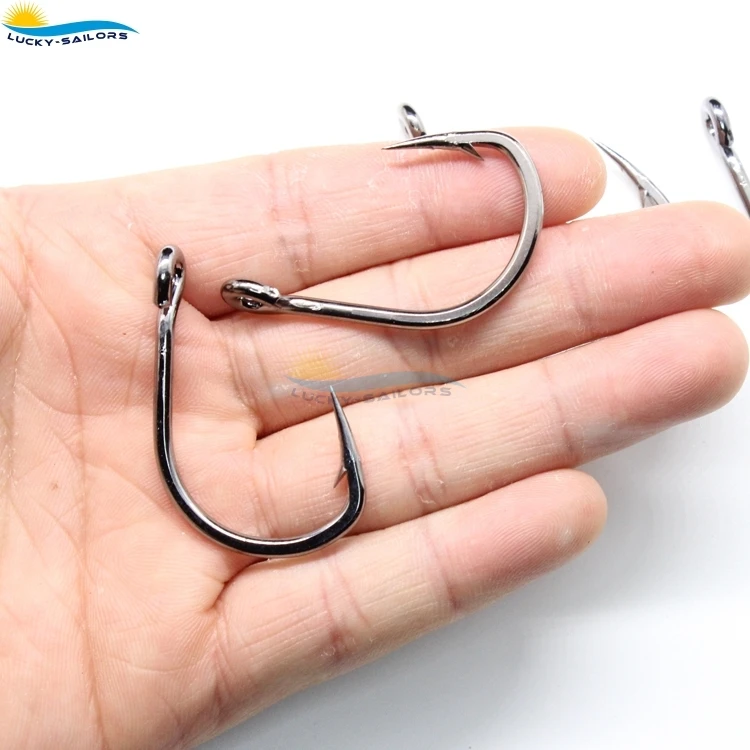 Stainless Fishing Shark Hook, Saltwater Tuna Fish Hook Big Game Jigs Fishhooks
