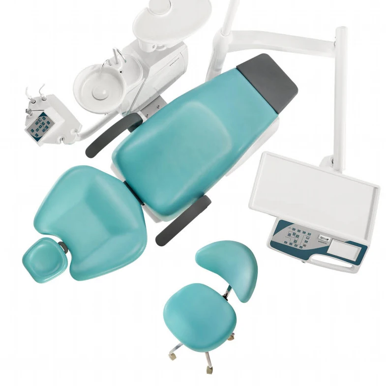 Quality Medical Top 10 CE Approved China Dental Unit multi-function foot pedal dentist chair Clinic Medical Dental Chair