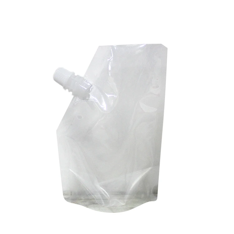 OEM Custom 100ml Biodegradable Stand Up Corner Flexible Packaging Refillable Printing Juice Manufacturer Snack Spout Pouch