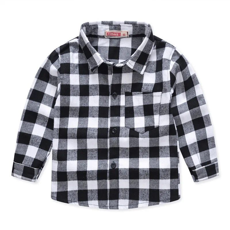 2020 Amazon kids clothing spring autumn new many designs long sleeve plaid shirt girls Korean children tops boys shirts