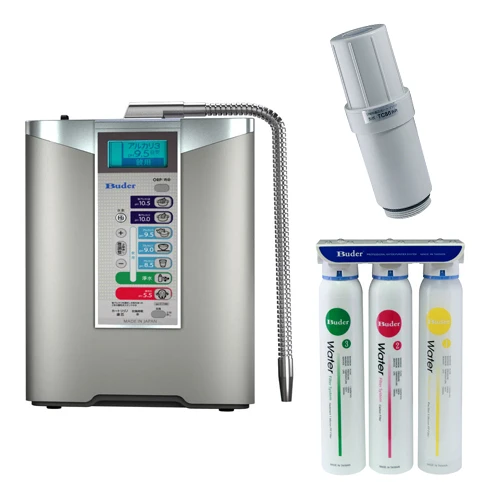 Taiwan Buder Top Japanese Activated Carbon Countertop Water Ionizer Electric Powered with Faucet Installation for Household Use