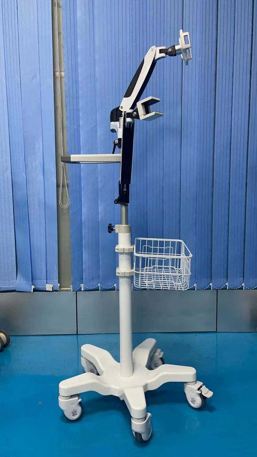 Movable Hospital Tablet 360 degrees of adjustment Medical ipad trolley Camera surveillance trolley