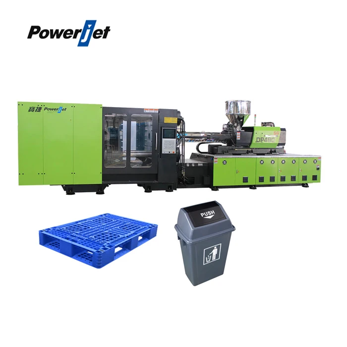  Двухплатформенная пластиковая большая уличная мусорная корзина Powerjet машина для литья под