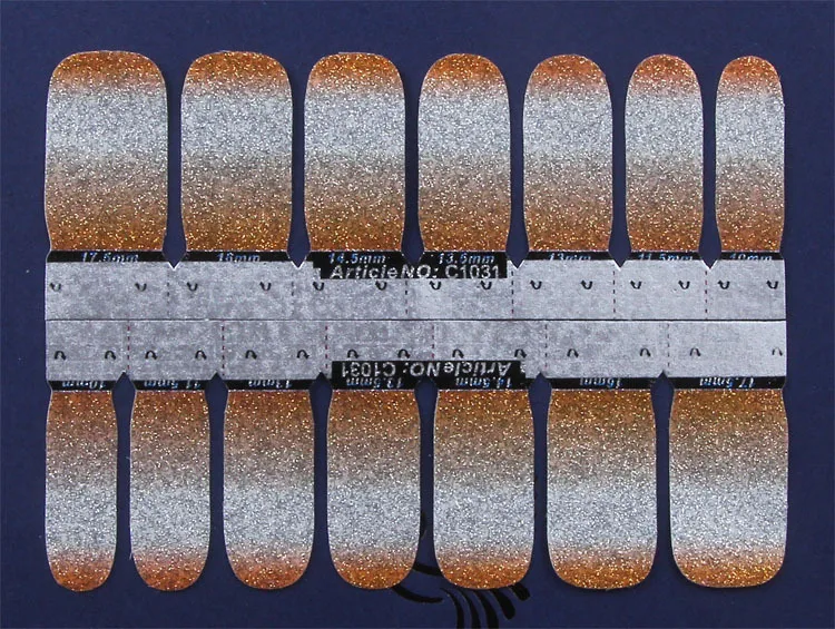 Оптовая продажа, блестящие полоски для лака для ногтей, красивые наклейки для ногтей своими руками