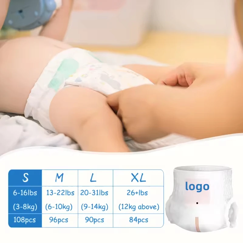 A Grade Baby Products Dipers Korean Diapers Suppliers 50 Pieces Pull Up Pants Changing Pad Kids Price Training Daipers Nappies