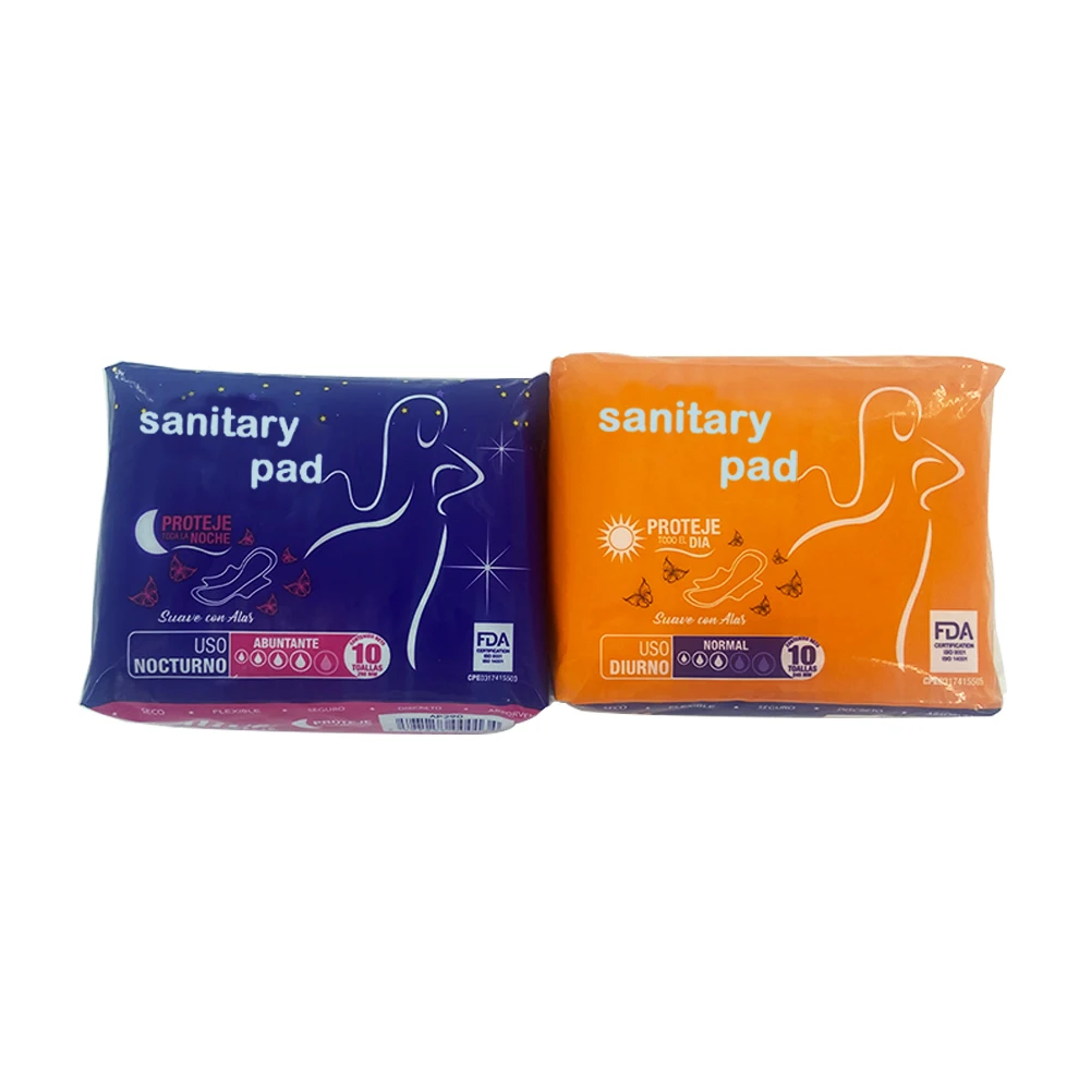 Super Absorbency Winged Lady Sanitary Napkins OEM Sanitary Pad