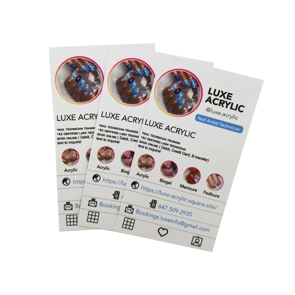 Low Price Wholesale Custom Printing Waterproof QR Code Business Cards With Logo Luxury Production