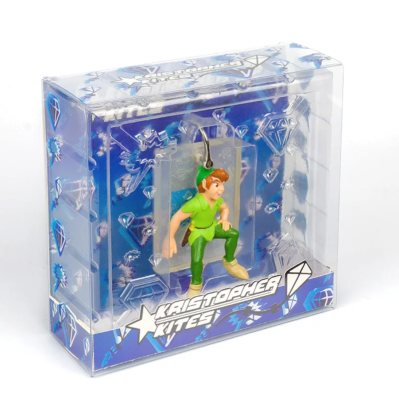 new promotional customized plastic box funko pop key chain keyring cd-keychain cute logo box case custom packaging box