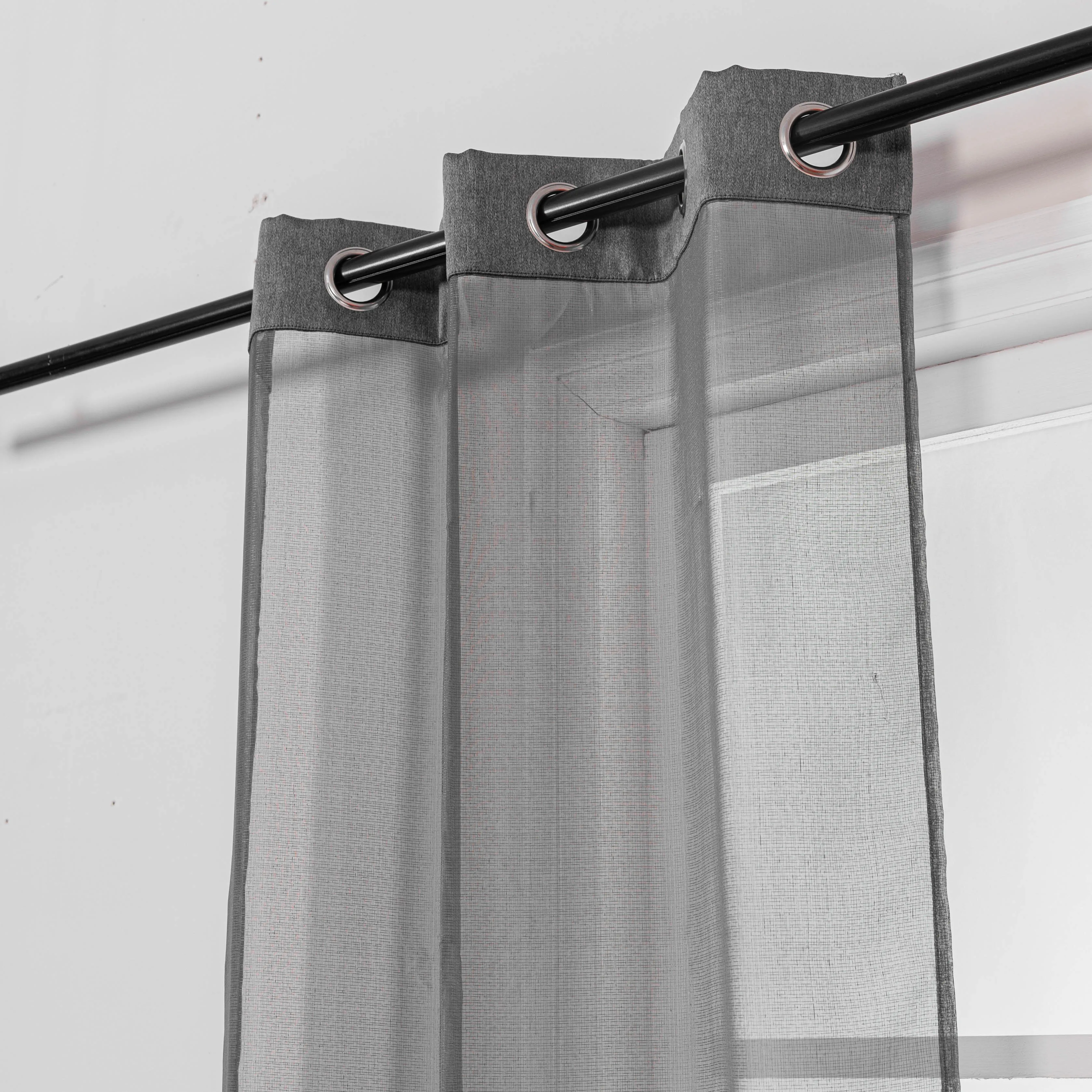 2023 New Arrival Sheer Window Curtains With Cheap Price, Custom Curtain Series With Cushion, Wholesale Hot Sale Grommet Curtain