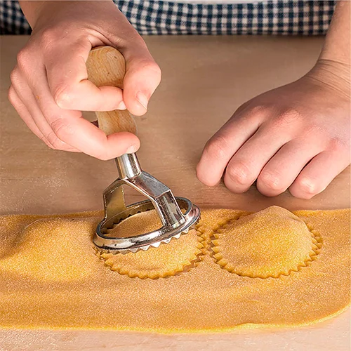  Набор штампов Ravioli из цинкового сплава с деревянной