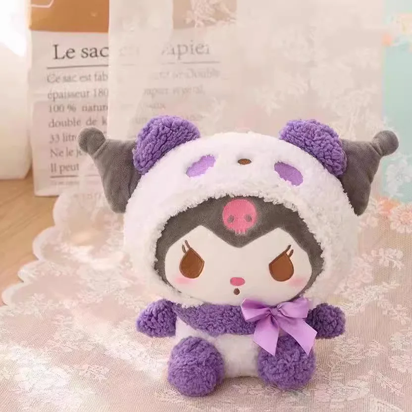 Мультяшные милые аниме Sanrioed Kuromi My Melody плюшевые игрушки Фигурки Cinnamoroll мягкие животные