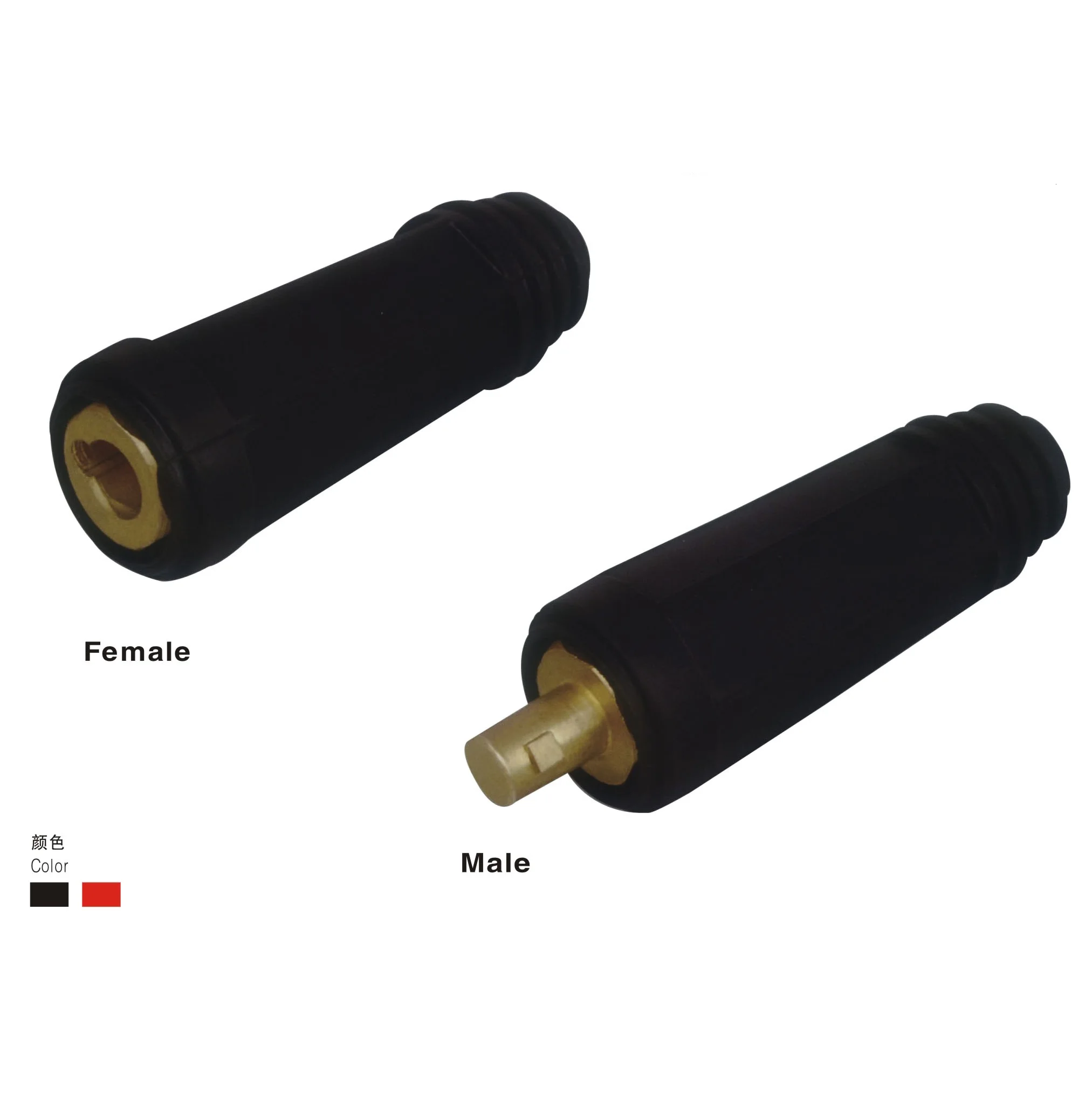 2023 year HAILI China factory good quality low price male female cable connector 10-25 for welding machine