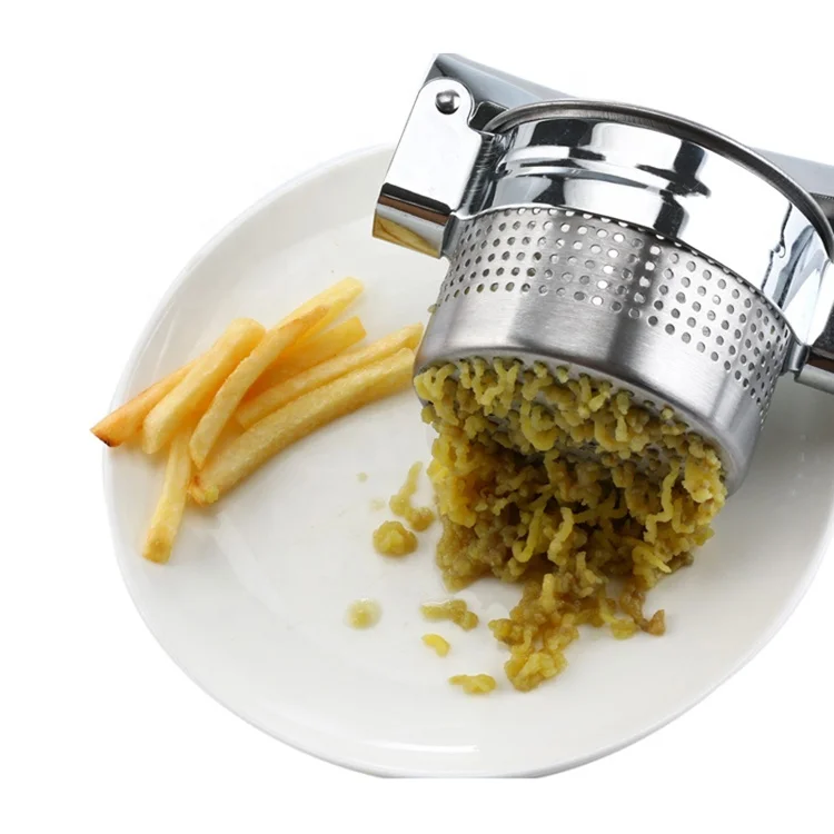 Multifunction Fruits Vegetable Tools Food Press Stainless Steel Potato Masher Ricer