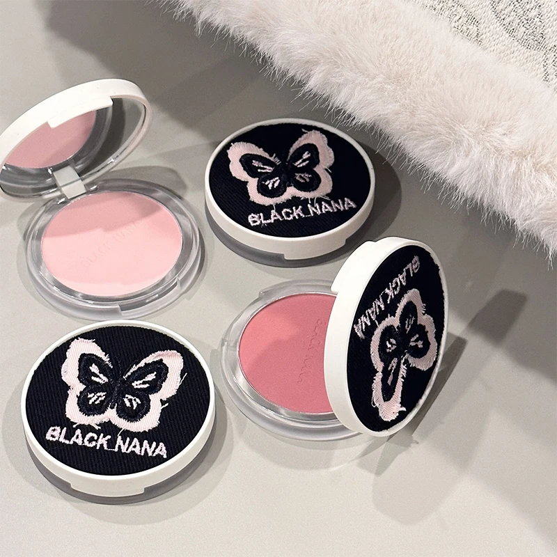 BLACK NANA Guimeng Butterfly Monochrome Makeup Powder Misty Velvet Cute And Versatile Niche Powder Blush