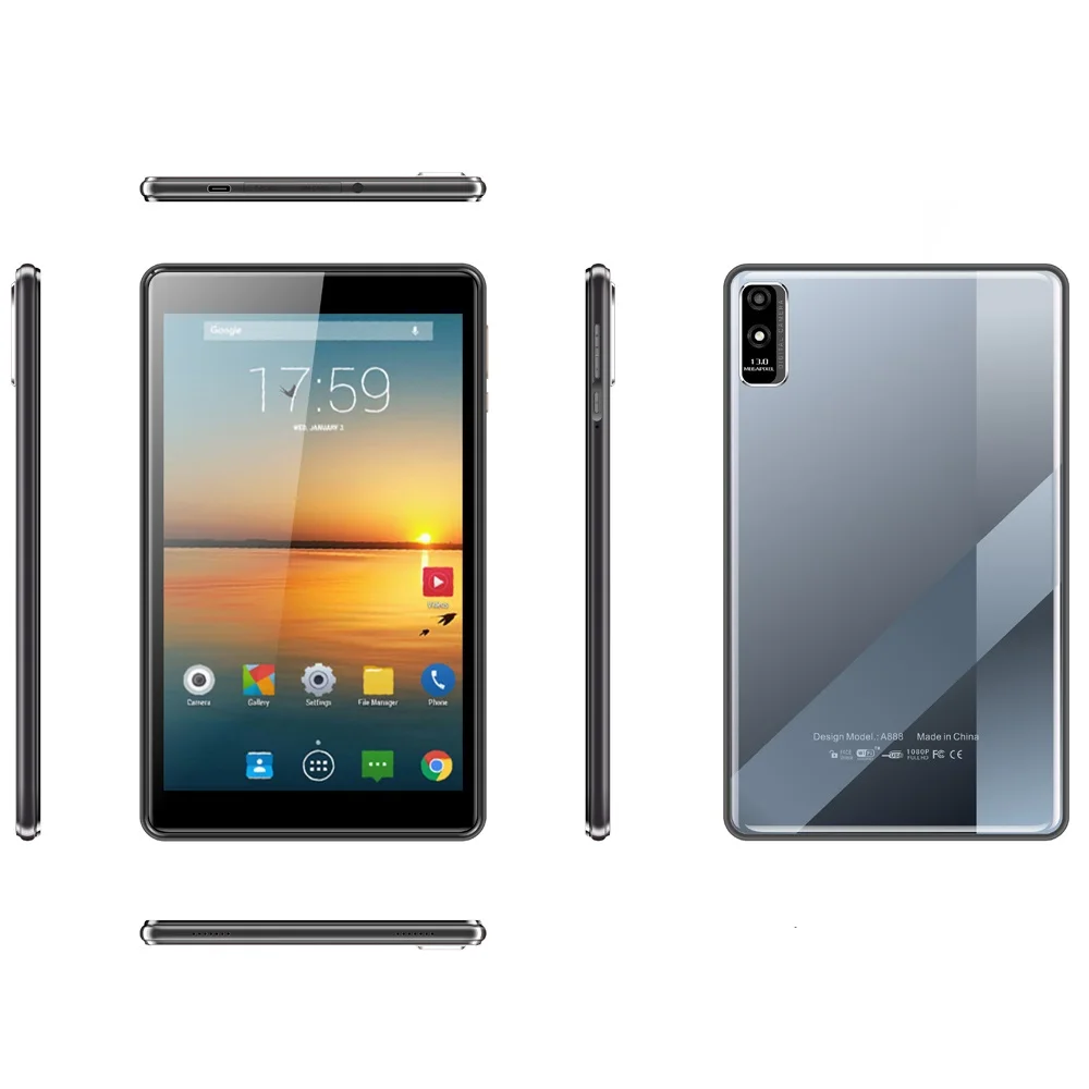 OEM ODM 8 inch IPS Octa core 3GB 32GB Wifi BT GPS MID Tablet 4G LTE Phone calling bulk order wholesalers pc android 11 tablets