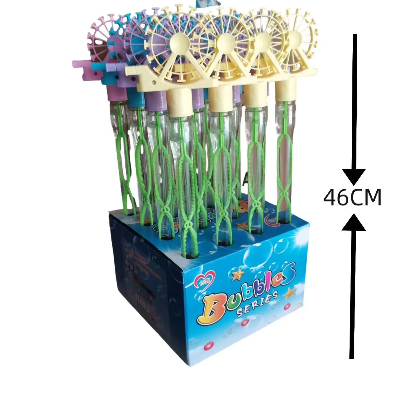 New Unisex Little Bee Bubble Wand Toy Outdoor Parent-Child PVC Fun Pattern Cartoon Plastic Toy Night Market Stall Play Automatic