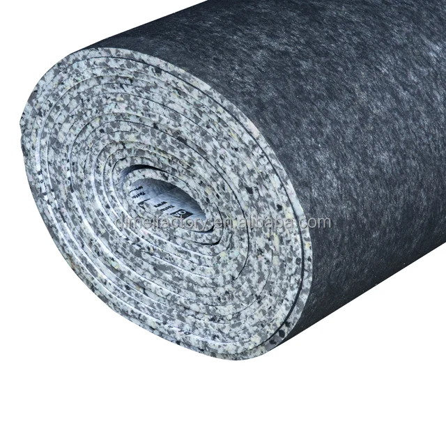 Recommended by the manufacturer pu foam carpet underlay flooring underlayment carpet