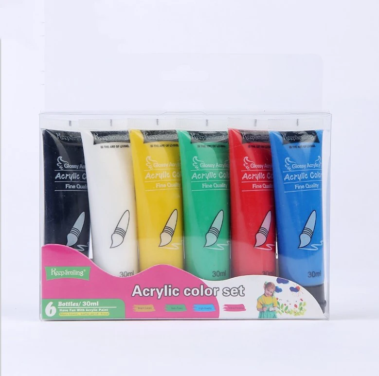 30ml 6 color acrylic paint set studio creative DIY painted graffiti painting crafts paint