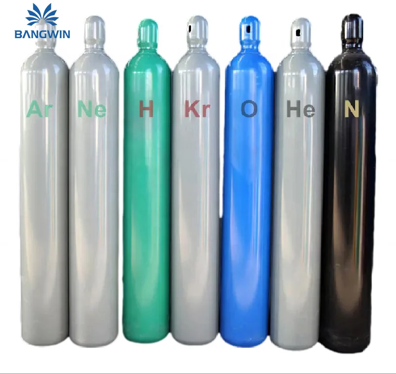 ISO 9809-1 200bar 50 liter industrial argon gas cylinder argon gas balloons argon gas cylinder
