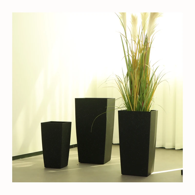 Nordic New Design Home Decor Large Indoor Big Size Macetas White Plastic Flower Vase Pots And Planters For Outdoors Garden