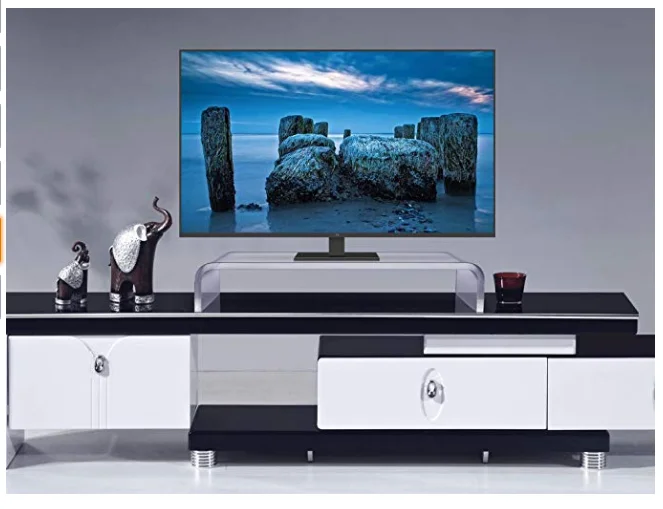 acrylic monitor stand riser for home office internet caf plexiglass pc desk stand