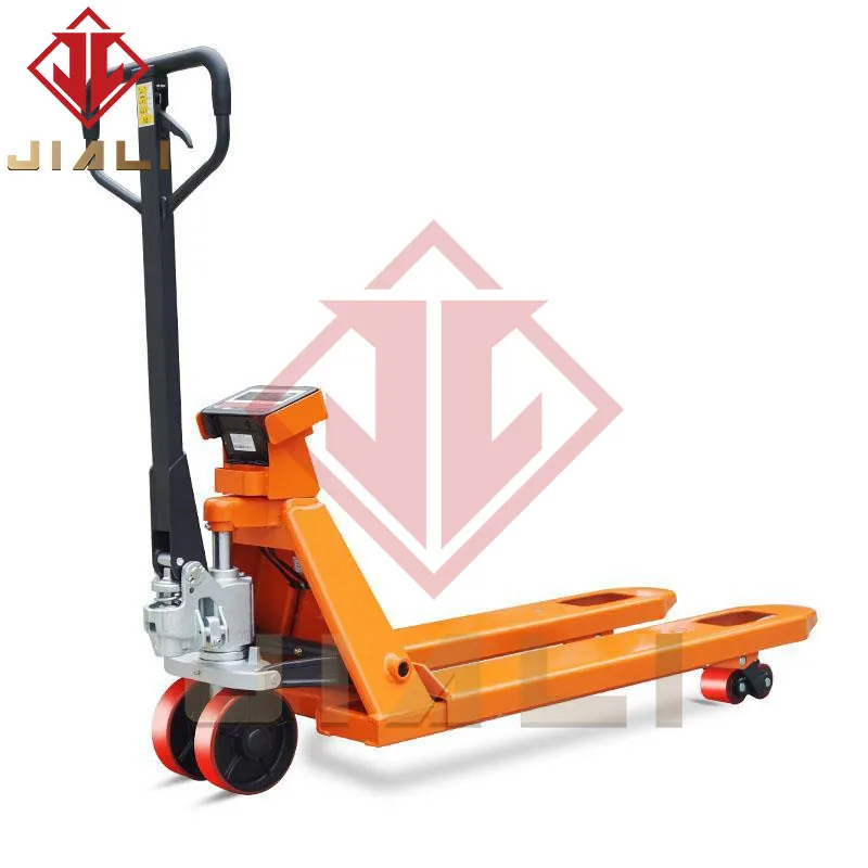 Electronic Forklift Scale Manual Hydraulic Pallet Cow Belt Weighing Forklift pallet truck weighbridge 2 tons