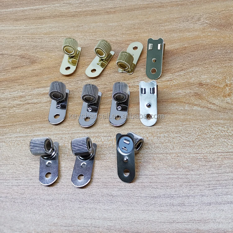 non-rotation loop silver penholder metal pen holder with rivet hole for pens