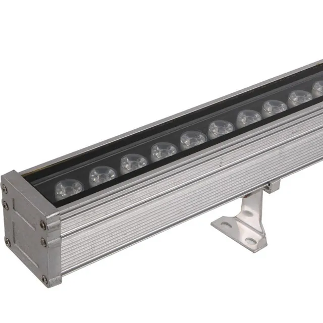Водонепроницаемое наружное украшение для зданий ip65 dmx512 синхронизация 18 Вт 24 36 48 rgb 3 в 1 светодиодная настенная шайба