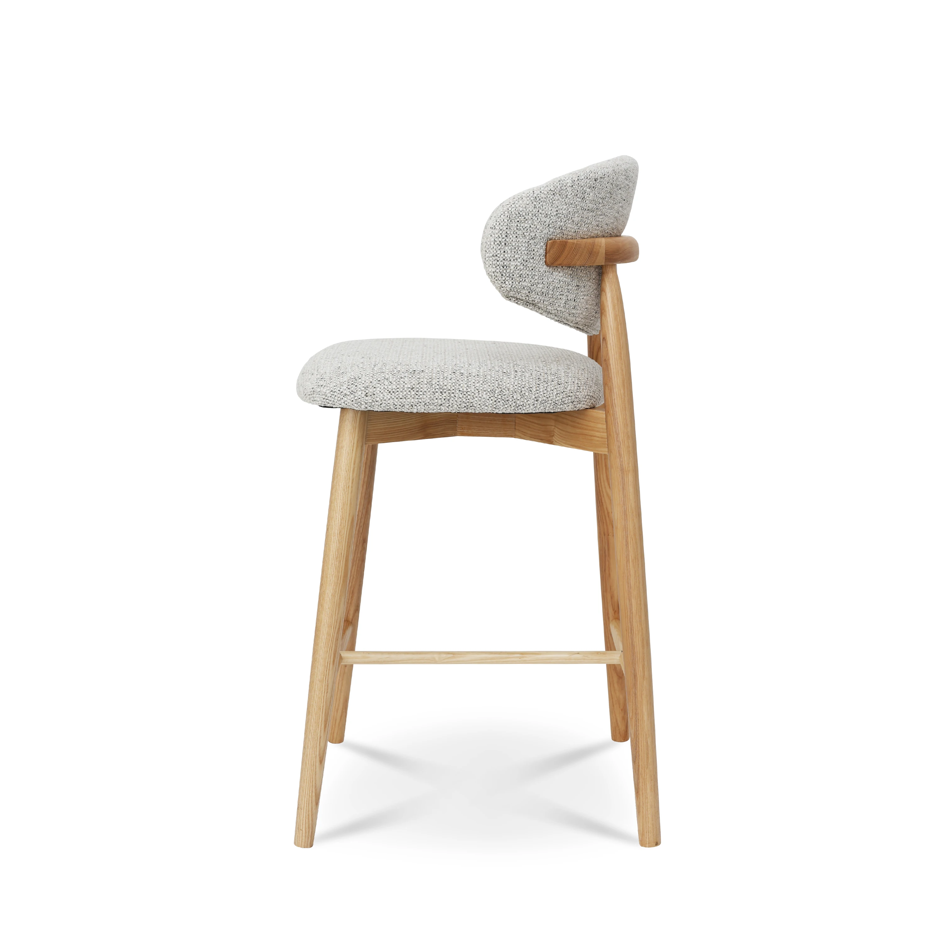 Wholesale dining chair wooden bar stool high chair solid wood bar chair