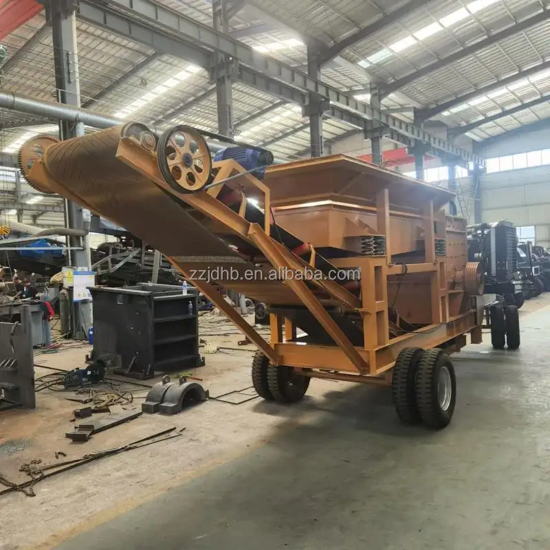 Factory direct selling Mobile Crushing Station High performance mineral crusher High yield discount price box crusher