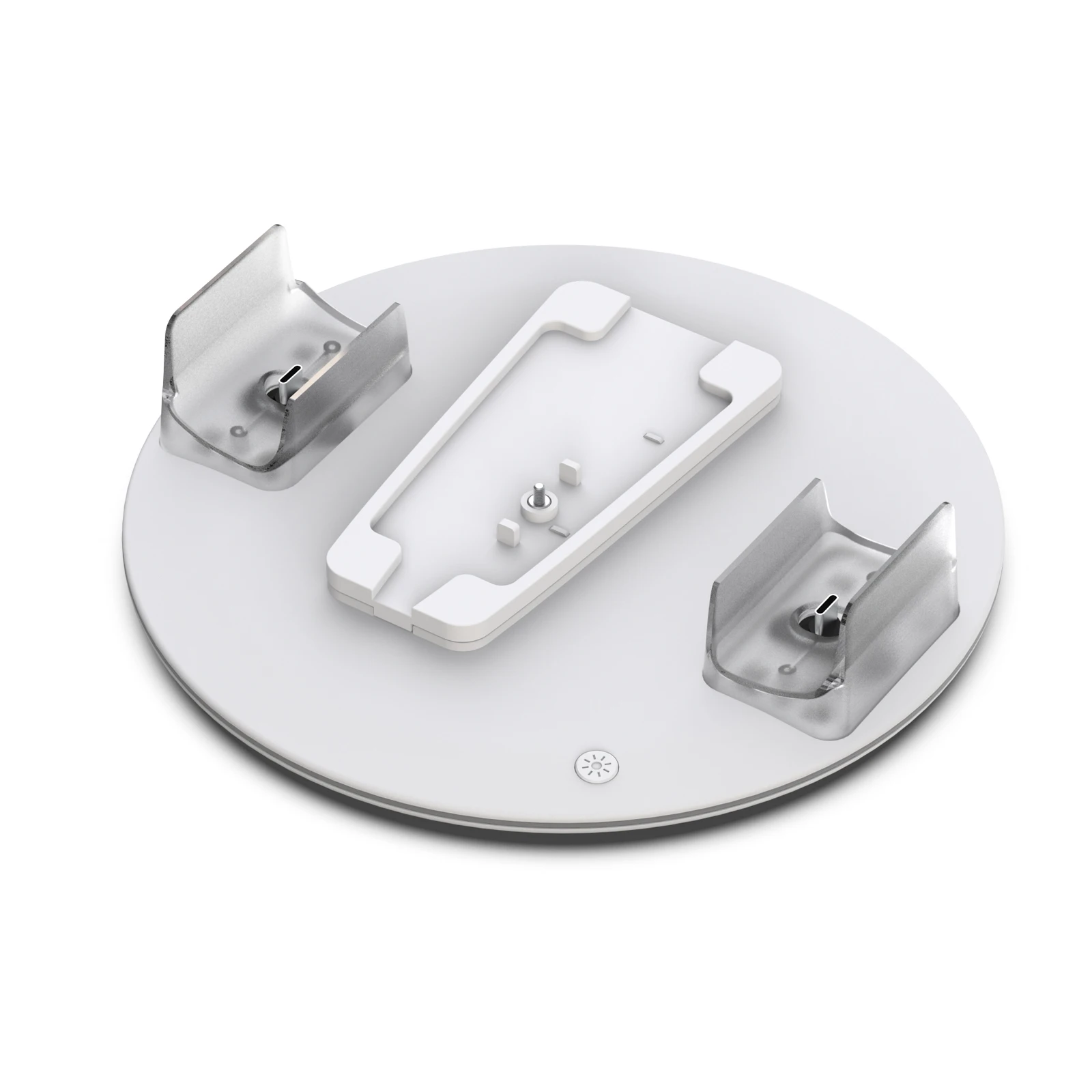 Multifunctional Atmosphere Light Charging Dock Stand Type-C Controller Charger for PS5 Slim Console Vertical Cooling Stand