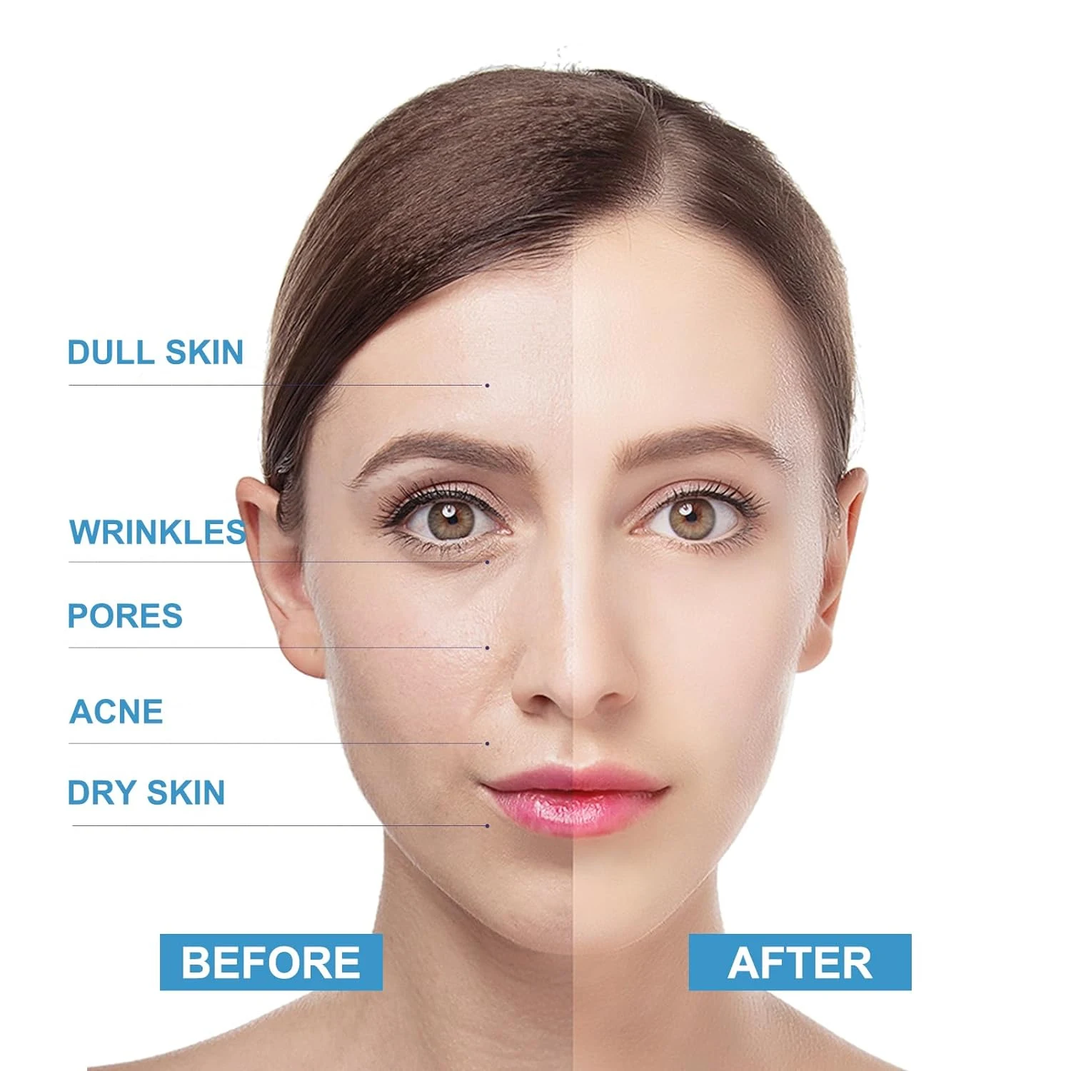 Private Label Natural Organic Moisturizing Blueberry Body Scrub for Acne Scar, Fine Lines & Wrinkles Facial Scrub