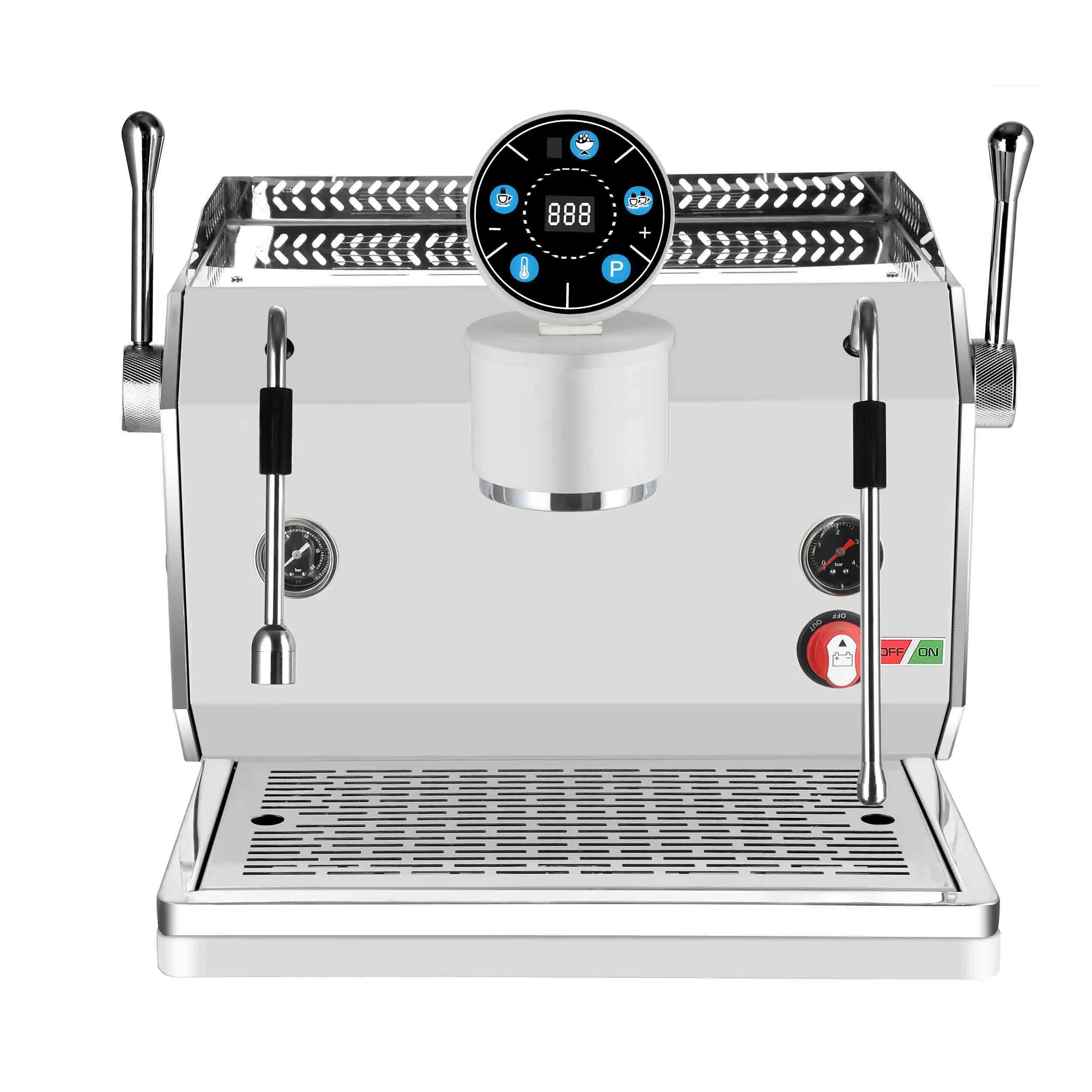 Commercial Professional Semi - Automatic  Cappuccino Coffee Maker 6.0L Dual Boiler Espresso Machines