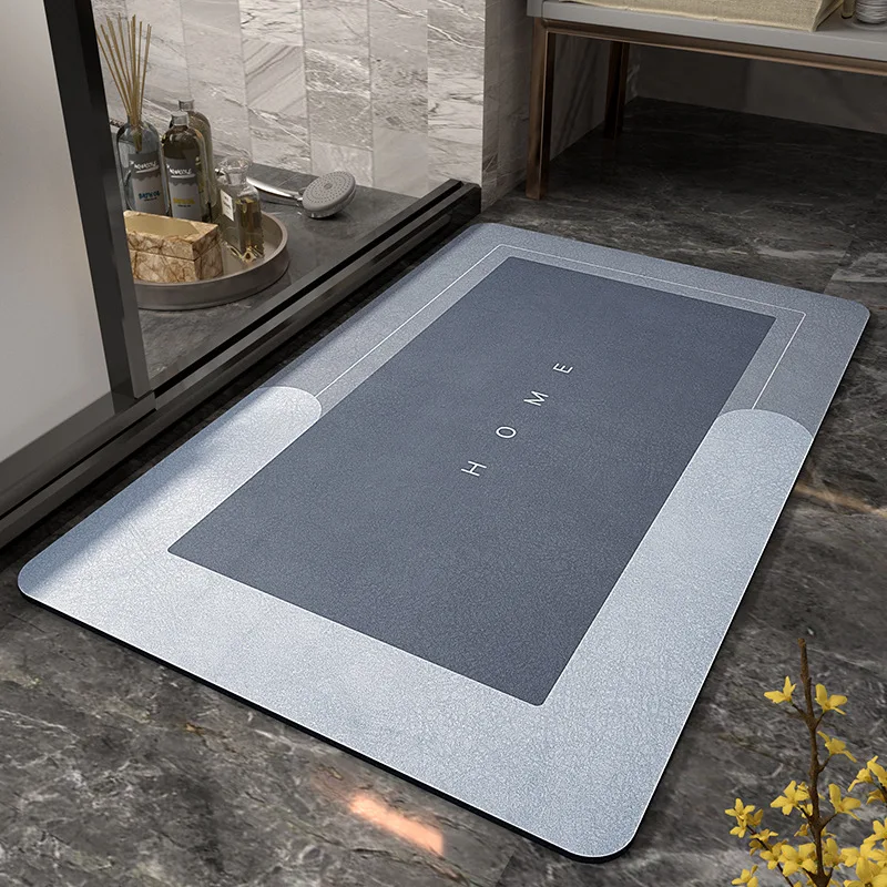 New absorbent quick-drying carpet floor door bathroom non-slip foot Household kitchen mat anti-oil