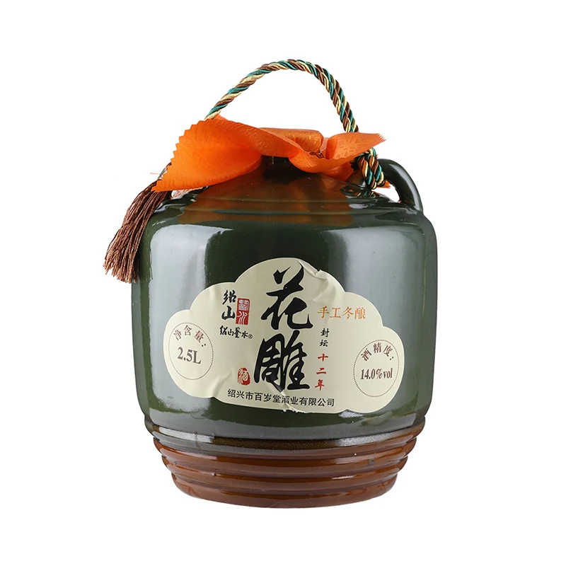 2500 ML rice wine with 12-year-old flower carving in Kam Shui, Saualpe