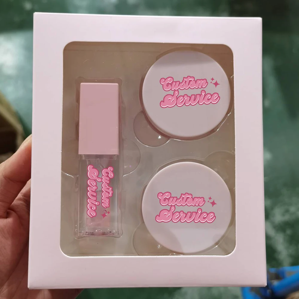 private logo peach exfoliated lip scrub and balm mask set pink 3 in 1 lip care set vegan cruelty free lip oil kit