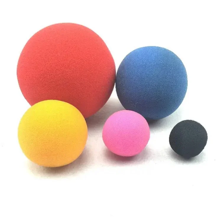 Factory price Yellow White Black Red Pink Grey Purple Orange mix magic sponge foam balls for Party school raree show