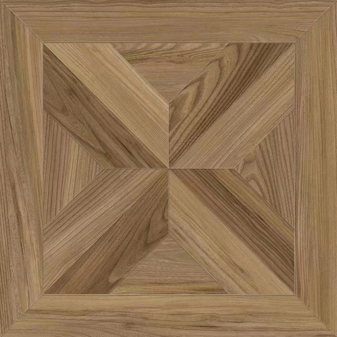 Foshan 800x800 Wood Like Matt Finish Porcelain Rustic Parquet House Wood Grain Look Design Porcelain Floor Tiles