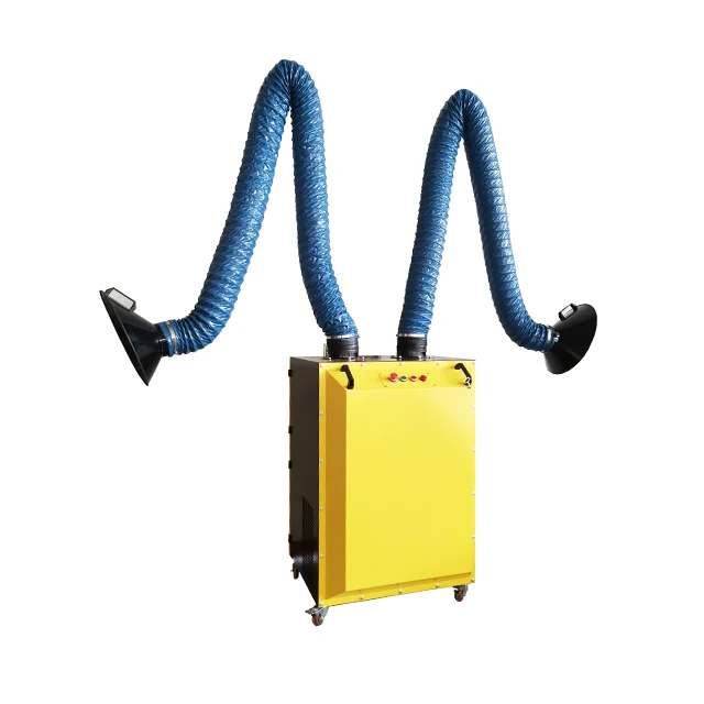 
mobile portable welding fume extractor soot purifier dust collector 