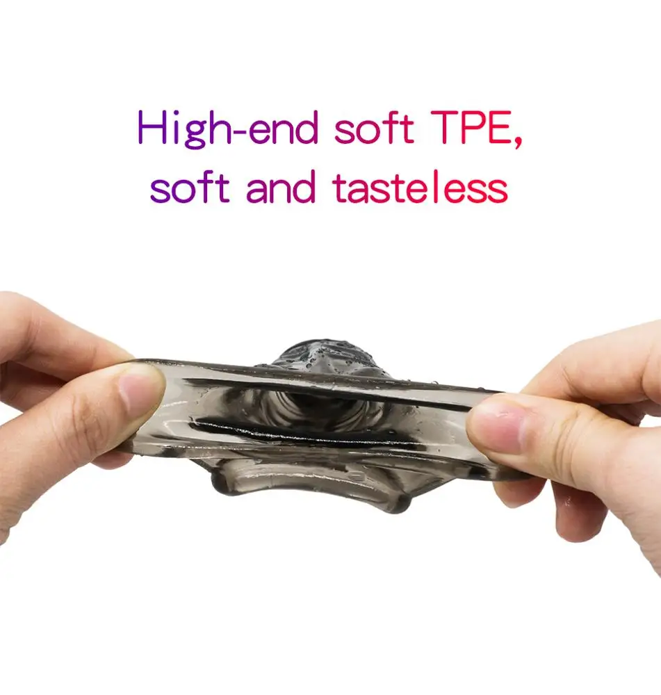 Hot sale dildo penis penis extension sleeve delay lasting double cock ring penis sleeve cock ring condom