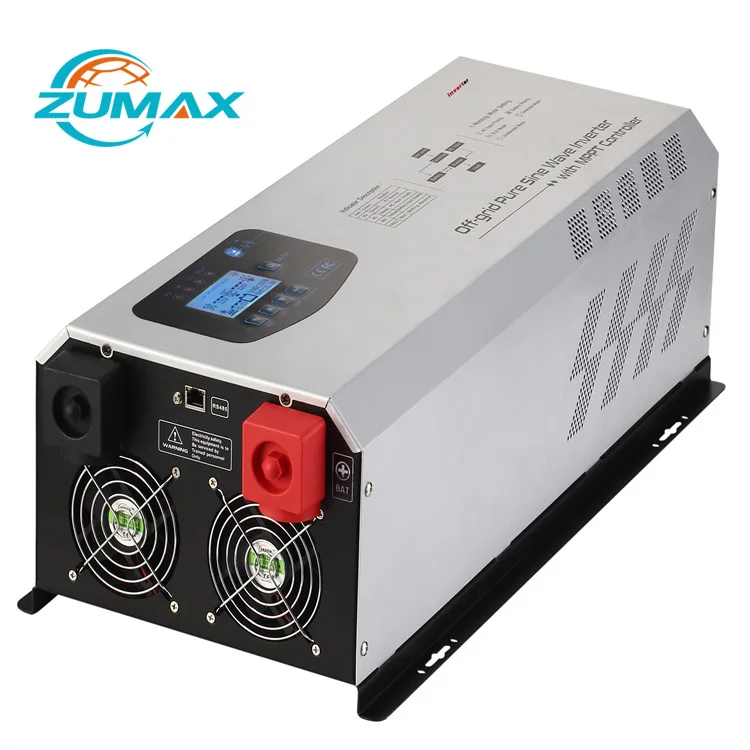 4kW hybrid 120v inverter 12v 24v 48v 120v 220v Low Frequency DC AC Pure Sine Wave hybrid invertor 4000W