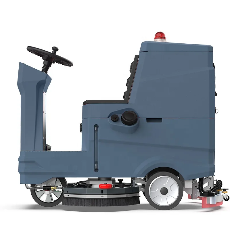 BOSHUO industrial electrical street washing cleaner vacuum sweeper machine