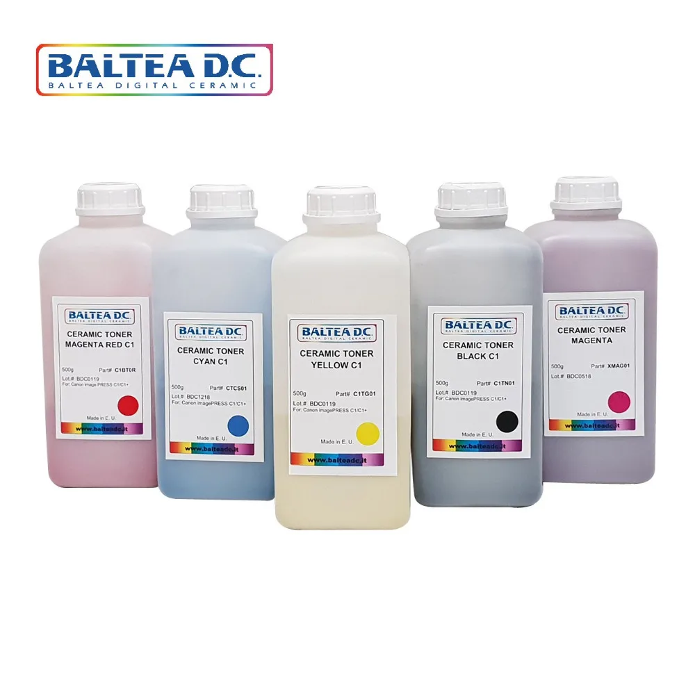 250g Ceramic Toner for Canon Xerox Ricoh on Ceramics Porcelain Glass and Enameled Steel fotoceramic printing inks