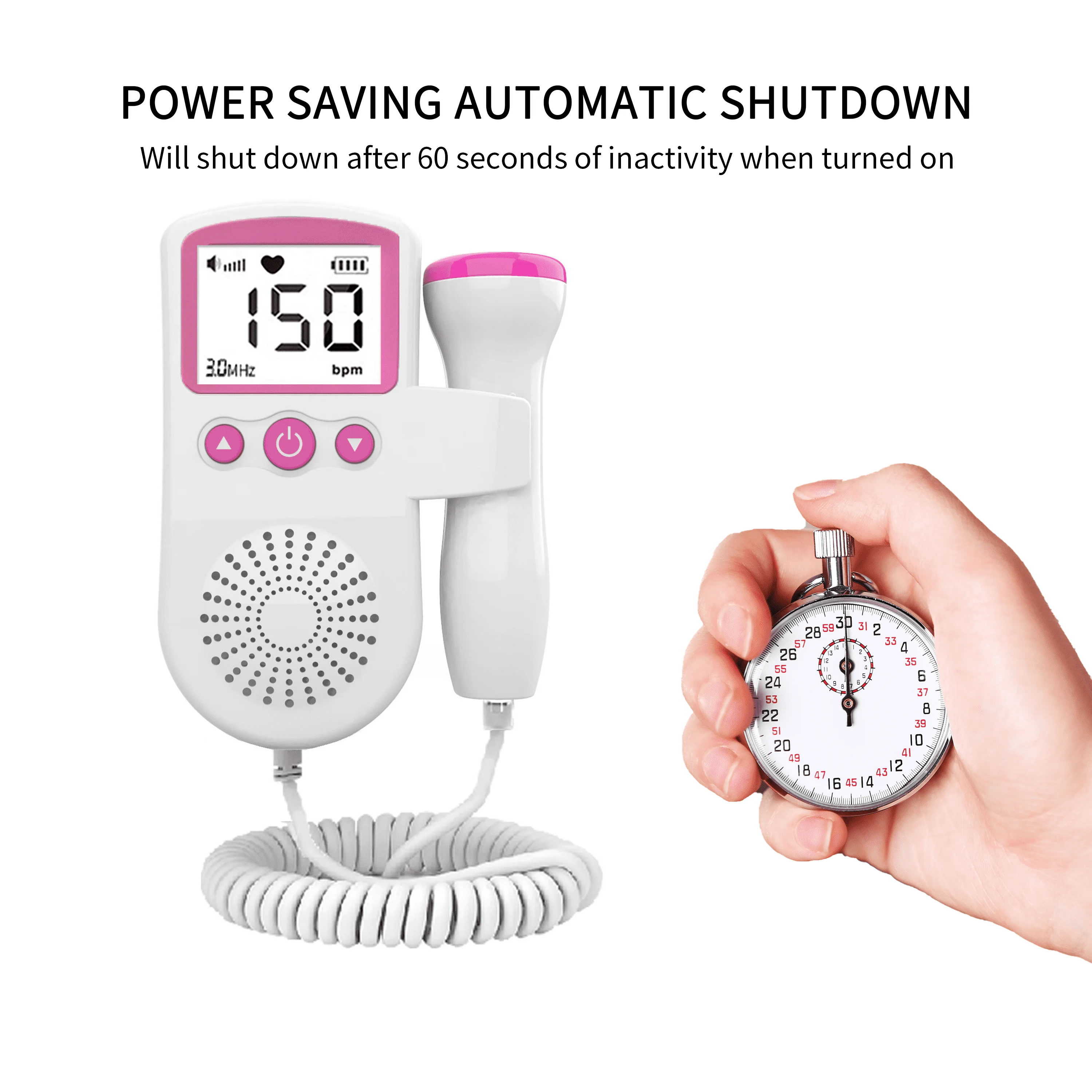 Fetal Doppler professional manufacturer production price, Portable ultrasound maternal and fetal heartbeat monitor