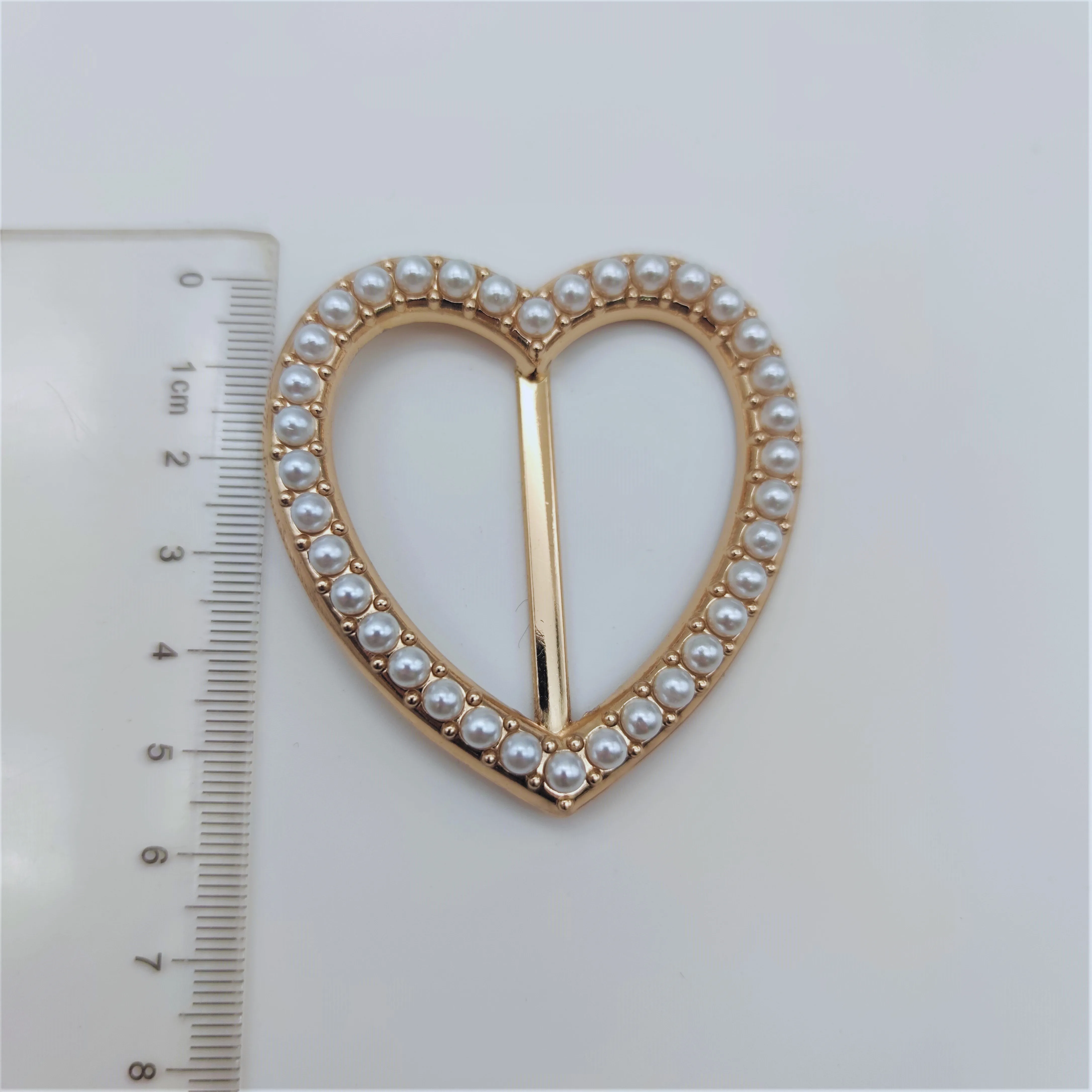 Factory Silver Rhinestone heart bikini connector buckles for women underwear accessories , Shiny Rhinestone Buckle Waistband