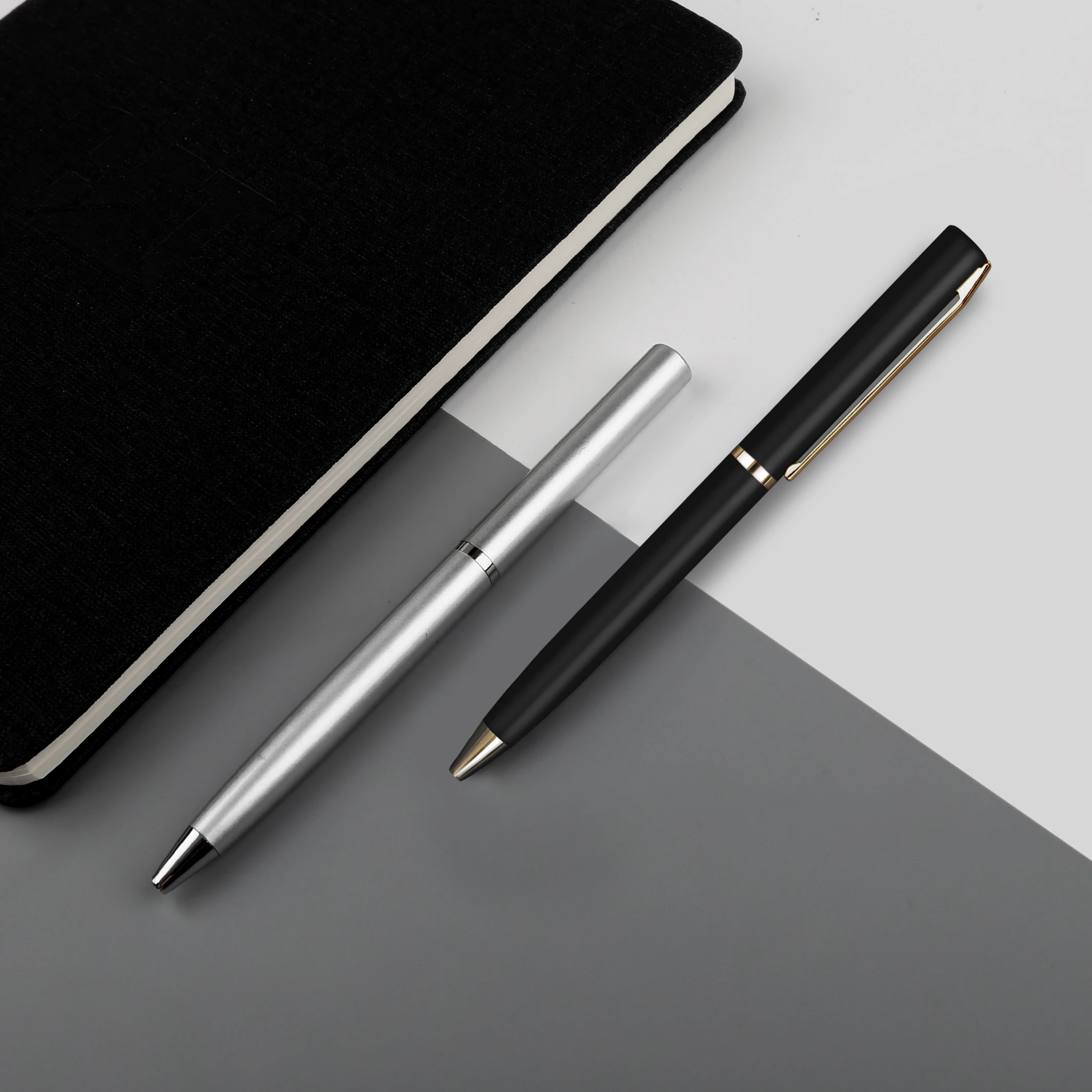 TTX Wholesale White Metal Sublimation Printing Ballpoint Pens Blank Press Office School Pen