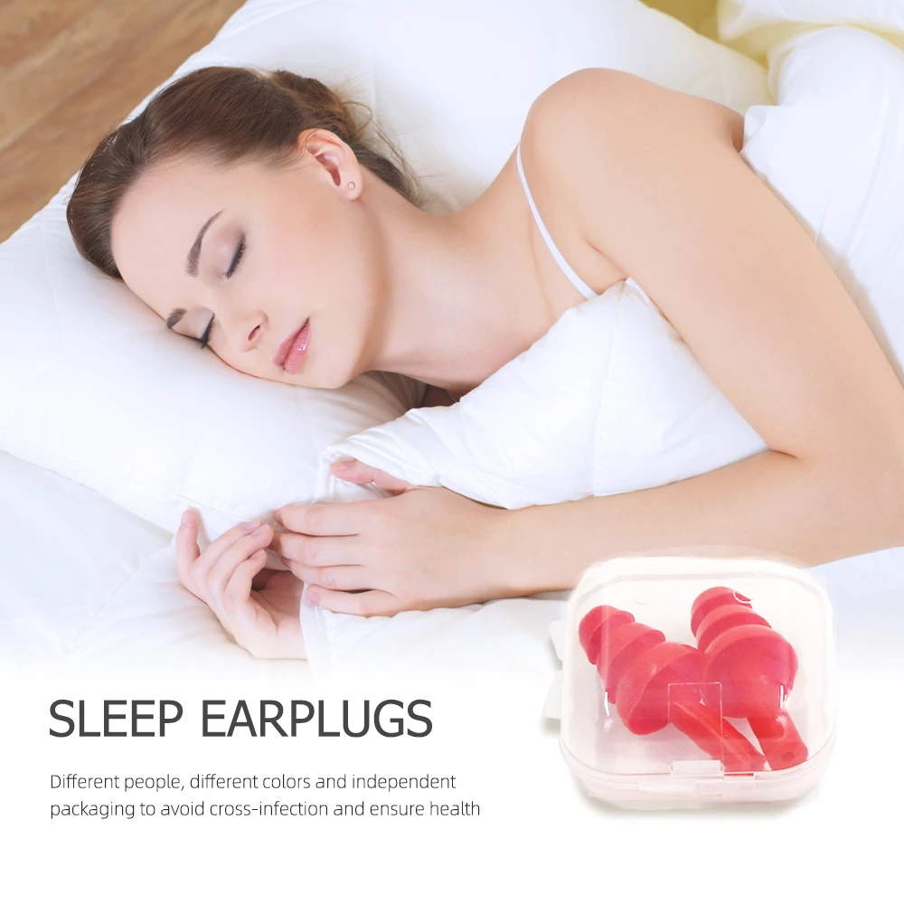 Swim Reusable Silicone Earplugs Perfect Bathing Partner Christmas Tree Polybag Silicone Plugs Ear Plug Diving in Ear earbud