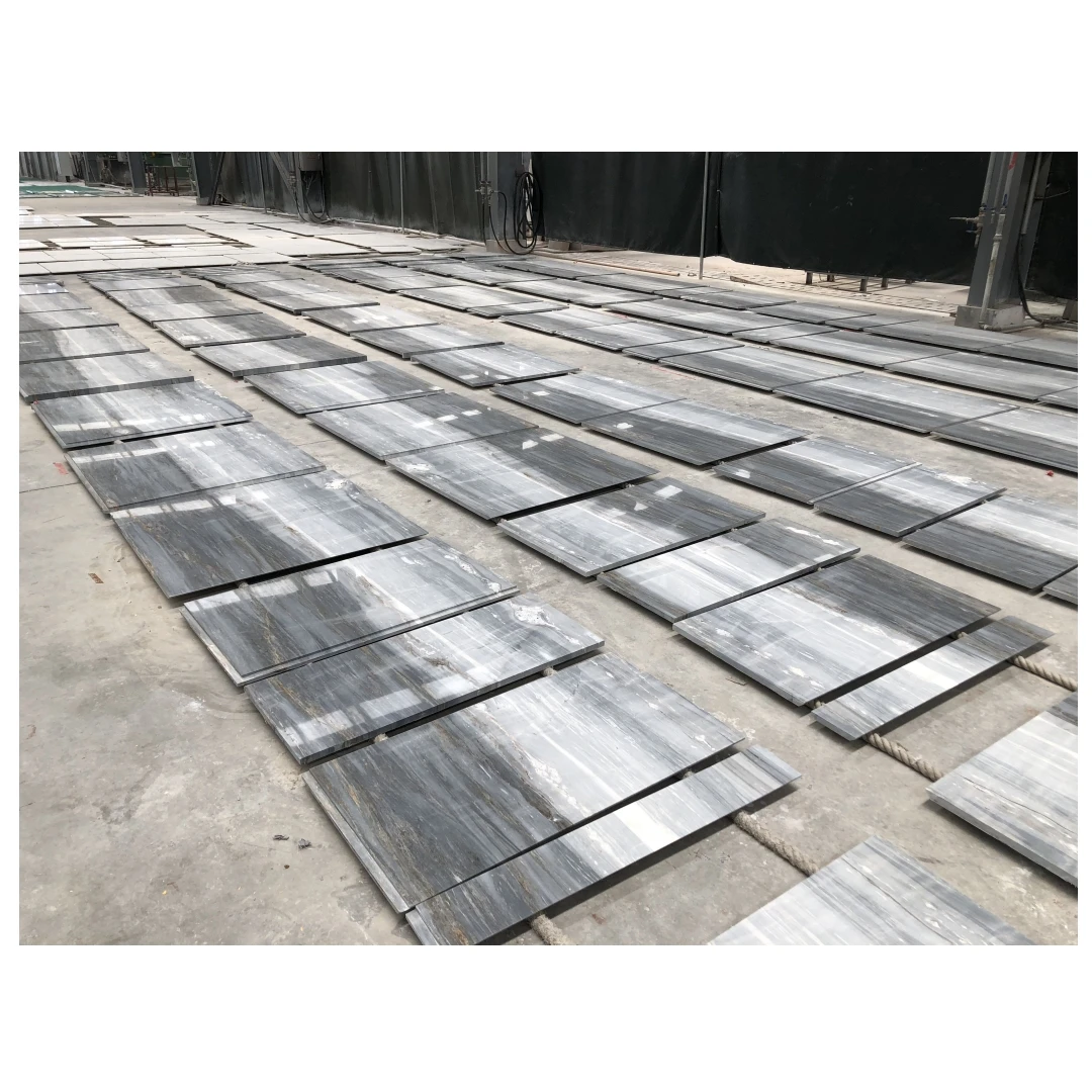 Customized Luxury Blue Sand Marble Palissandro Azzurro Blue Marble Tile For Interior Projects