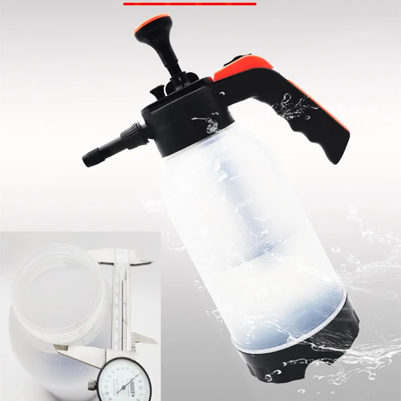 2.5l hand foam car wash pump pressure sprayer car washing machine water sprayer gun